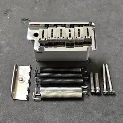 2007 FENDER AMERICAN DELUXE CHROME STRAT BRIDGE TREMOLO FOR USA ELECTRIC GUITAR