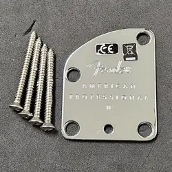 2020 FENDER AMERICAN PROFESSIONAL II USA CHROME NECK PLATE STRAT TELE GUITAR