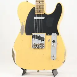 FENDER CUSTOM SHOP 2019 1952 TELECASTER HEAVY RELIC AGED NOCASTER BLONDE R137027