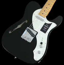 FENDER VINTERA II 60S TELECASTER THINLINE MAPLE FINGERBOARD BLACK S/N MX23095482