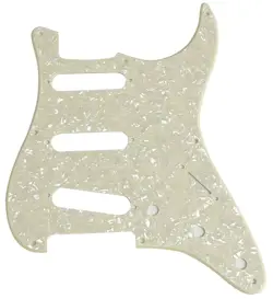 NEW 1 PLY GUITAR PICKGUARD FOR US FENDER 57' 8 SCREW STRAT STYLE,CREAM PEARL