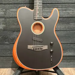 FENDER AMERICAN ACOUSTASONIC TELECASTER USA ACOUSTIC ELECTRIC GUITAR - BLACK