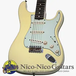FENDER CUSTOM SHOP 2009 1960 STRATOCASTER RELIC OLYMPIC WHITE