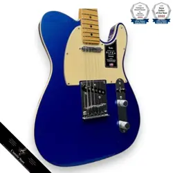 FENDER AMERICAN ULTRA TELECASTER COBRA BLUE MAPLE 2021 ELECTRIC GUITAR JP