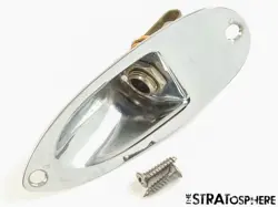 1997 USA FENDER CUSTOM SHOP CLASSIC STRATOCASTER STRAT OUTPUT JACK GUITAR CHROME