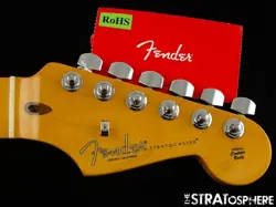 FENDER AMERICAN PROFESSIONAL II STRAT NECK W/ TUNERS ROLLED MN, MAPLE