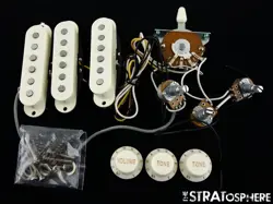 FENDER SQUIER CLASSIC VIBE 50S STRAT PICKUPS POTS KNOBS, STRATOCASTER.
