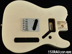 FENDER PLAYER II TELECASTER TELE BODY + HARDWARE CHAMBERED ASH WHITE BLONDE