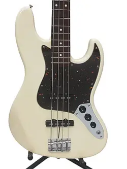 USED FENDER JAPAN EXCLUSIVE CLASSIC 60S JAZZ BASS VINTAGE WHITE 2016 MADE BY