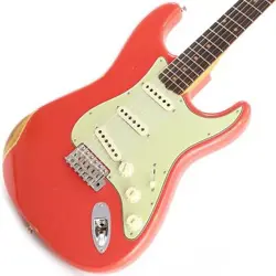 NEW FENDER CUSTOM SHOP 2023 LATE 1962 STRATOCASTER RELIC FIESTA RED SN.CZ572645
