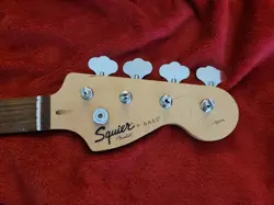 SQUIER BY FENDER PRECISION BASS P-BASS GUITAR NECK ROSEWOOD FRETBOARD + TUNERS 