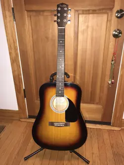 FENDER FA-100 ACOUSTIC GUITAR FOR SALE USED