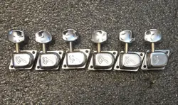 FENDER STRATOCASTER TELECASTER LATE 60S F TUNERS COMPLETE ORIGINAL