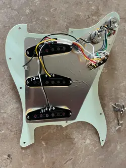 LOADED PICKGUARD POTS