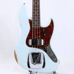 FENDER CUSTOM SHOP 1960 JAZZ BASS RELIC (SUPER FADED / AGED SONIC BLUE) 4.06KG