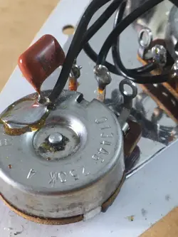 PICKGUARD PICKUPS PARCHMENT