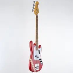 FENDER JAPAN MUSTANG BASS MB-SD/CO TRINO RED/YELLOW STRIPE, USED