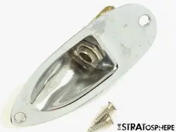 USA FENDER CUSTOM SHOP CLASSIC STRATOCASTER STRAT OUTPUT JACK CHROME