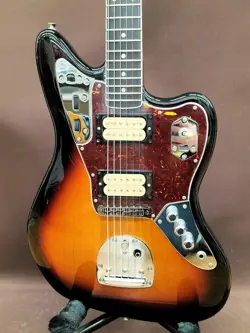 FENDER MEXICO KURT COBAIN JAGUAR NOS RW USED ALDER BODY MAPLE NECK W/HARD CASE