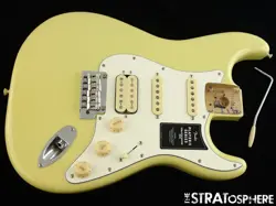 FENDER PLAYER II STRATOCASTER STRAT HSS LOADED BODY ALDER STRAT HIALEAH YELLOW