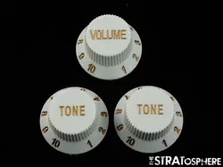 FENDER SQUIER SONIC SERIES STRAT, GUITAR KNOBS, 1 VOLUME 2 TONE STRATOCASTER