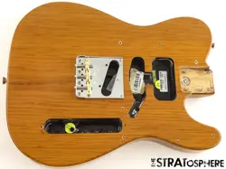 FENDER AMERICAN PROFESSIONAL II TELE BODY + HARDWARE ROASTED PINE NATURAL 