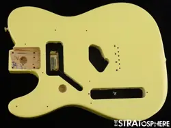 LEFTY FENDER PLAYER II TELECASTER TELE BODY GUITAR PARTS ALDER HIALEAH YELLOW