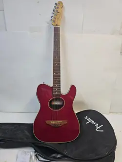 GUITAR. RED WITH