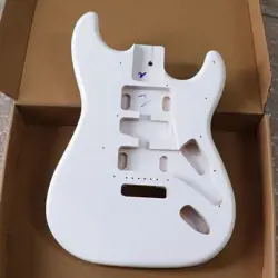 ELECTRIC GUITAR BODY FOR FENDER ST STRAT GUITAR ACCESSORY DIY POPLAR HSH WHITE