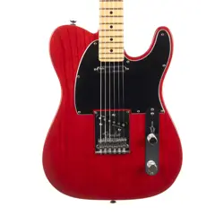 USED FENDER AMERICAN STANDARD TELECASTER TRANS RED 2011