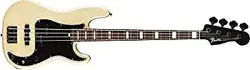 USED FENDER ELECTRIC BASS DUFF MCKAGAN DELUXE PRECISION ROSEWOOD FINGERBOARD WHI