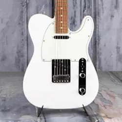 USED 2024 FENDER PLAYER TELECASTER, POLAR WHITE