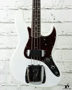 FENDER 60TH ANNIVERSARY JAZZ BASS ARCTIC PEARL W/ OHSC