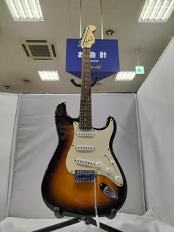 SQUIER BY FENDER BULLET STRAT USED 2 ELECTRIC GUITAR