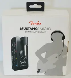 NEW - FENDER MUSTANG MICRO GUITAR HEADPHONE AMP