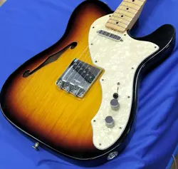 FENDER MEXICO '69 TELECASTER THINLINE ELECTRIC GUITAR - USED, GREAT CONDITION