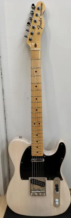 FENDER JAPAN CLASSIC 70S TELECASTER ASH ELECTRIC GUITAR W/ SOFT CASE, USED