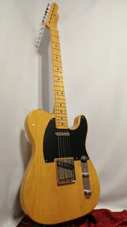 FENDER JAPAN CLASSIC 50S TELECASTER ELECTRIC GUITAR ASH BODY MAPLE NECK USED