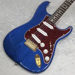 FENDER / MIJ TRADITIONAL 60S STRATOCASTER ASH  W/57-62PU BLUE TRANSPARENT 3.75KG