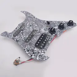 PREWIRED LOADED PICKGUARD SSH ALNICO 5 HUMBUCKER PICKUPS FOR FENDER GUITAR