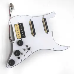 SSH PREWIRED LOADED PICKGUARD AINICO 5 HUMBUCKER PICKUPS FOR FENDER STRAT GUITAR
