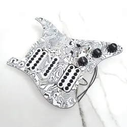 HSH GUITAR PREWIRED LOADED PICKGUARD HUMBUCKER PICKUPS FOR FENDER STRAT GUITAR