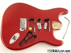FENDER AMERICAN ULTRA II STRATOCASTER STRAT BODY + HARDWARE USA SINISTER RED