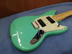 FENDER PLAYER MUSTANG 90 ELECTRIC GUITAR - LOCKING TUNERS, TUSQ SADDLE, USED