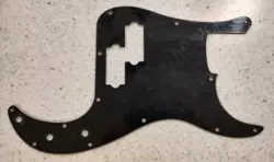 FENDER BASS GUITAR BLACK PICKGUARD FITS A USA / MEX FENDER PRECISION