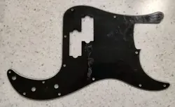ALL PARTS BASS GUITAR BLACK PICKGUARD FITS A USA / MEX FENDER PRECISION