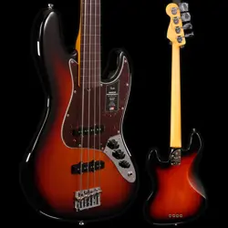 FENDER AMERICAN PROFESSIONAL II JAZZ BASS FRETLESS, ROSEWOOD, SUNBURST