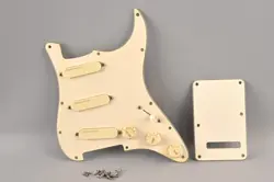 1995 FENDER STRATOCASTER PLUS LOADED PICKGUARD GOLD LACE SENSOR STRAT USA 1990S