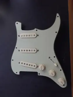 FENDER STRAT LOADED PICKGUARD TEXAS SPECIALS