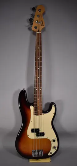 2017 FENDER STANDARD PRECISION BASS BROWN SUNBURST FINISH